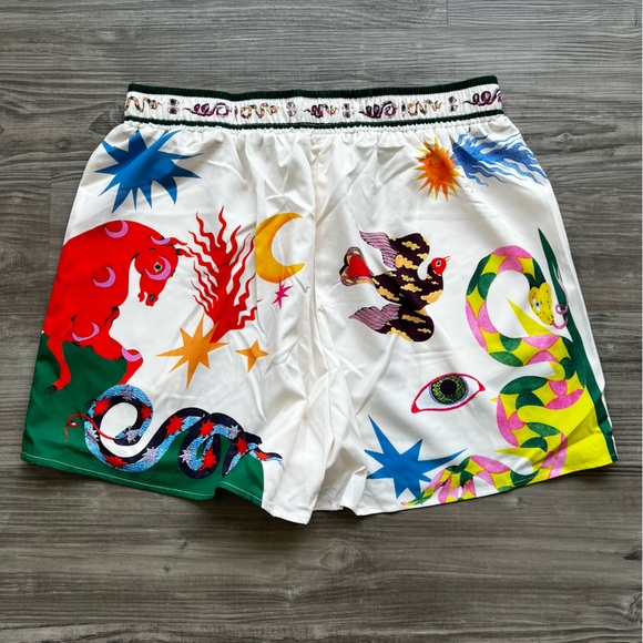 Print Lapel Shorts Set - Picture 10 of 10